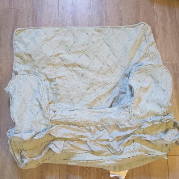 Pottery Barn Kids Anywhere Chair Trellis Ruffle Sage Slipcover Only never used - Picture 1 of 4